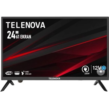 Telenova 24RS5001 24" 60 Ekran Dahili Uydu Alıcılı HD LED TV (12V Girişli)