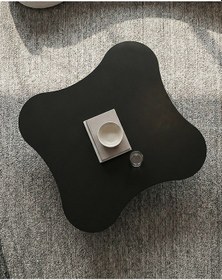 Resim Kelebek Orta Sehpa - Siyah Siyah 