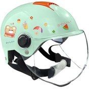 Resim Eternal Luck Her Mevsime Uygun Çocuk Motosiklet Kaskı Açık Yeşil 