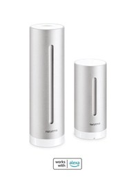 Resim Kablosuz Dış Mekan Sensörüne Sahip İç Ve Dış Mekan Kullanımı İçin Netatmo Hava Durumu İstasyonu - Amazon Alexa Ve Google Assistant İle Uyumlu, Nws01-eu 