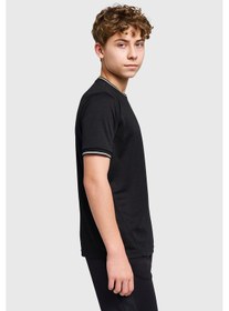 Resim Lescon Çocuk Kısa Kol T-shirt 26s-3045 Siyah 