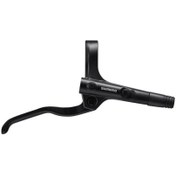 Resim shimano Altus Bisiklet Fren Kolu Hidrolik Disk Fren BL-MT200 Sağ Fren Kol Siyah 