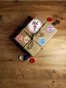 Resim UBGA GIFT Sevgililer Günü Özel Hediye Paketi Süsleme Stıcker Set 32 Adet 