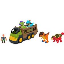 Resim Dino Troops Kids 4'lü Dino Transporter Truck 