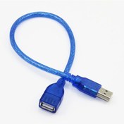 Resim Kısa Usb Uzatma Kablosu - Gerçek Usb 2.0 - 30 Cm Kargo Bedava! Aynı Gün Kargo! 24 Saatte Adrese Teslim