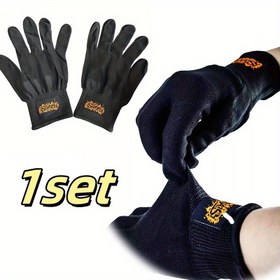 Resim 1 adet Profesyonel Araba Dokunmatik Film Eldiveni - Yüksek Esneklikli Fiber Malzeme, Toz Geçirmez ve Solmayan Araç Dış Aksesuarları, Araç Özelleştirme, Şık Eldiven Tasarımı, Esnek Eldiven Malzemesi 