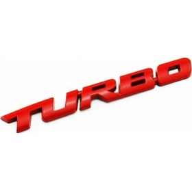 Resim Liangmei 3d Metal Çıkartmalar Otomotiv Turbo Şarj Çıkartmaları 