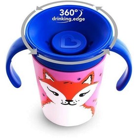 Resim Munchkin Mucize 360 Alıştırma Bardağı Tilki 6 ay+ 177 ml 