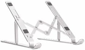 Resim Teknosepetim Bilgisayar Laptop Standı Macbook Notebook Stant Katlanabilir Ayarlanabilir Metal Stand, 