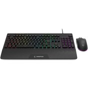 Resim Rampage Eclipse Q Türkce Rgb Kablolu Oyuncu Klavye Mouse Seti Optik 