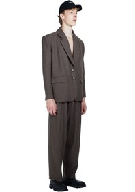 Resim Taupe Brown Oversize Men’s Blazer - M 