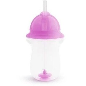 Resim Munchkin Tıklama Kilitli Uçlu Alıştırma Bardağı 296 ml 12 Ay+ Mor 