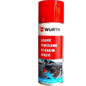 Resim Würth Araç Kokpit Temizleme ve Bakım Spreyi 400 ML 