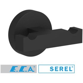 Resim Eca Serel Rita Ikili Askılık Havluluk Mat Siyah 140112006s 