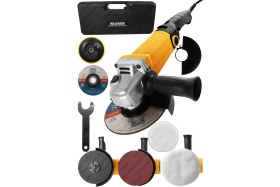 Resim Bulldozer 2 Makine Ve Aksesuar Set Taşlama Polisaj Zımpara Makinesi ve Akülü Vidalama Makinesi 