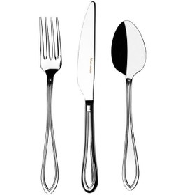 Resim Hisar Avşa 30 Parça 6 Kişilik Çatal Kaşık Bıçak Takımı Inox 