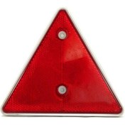 Resim AHMET OTOMOTİV ÜÇGEN REFLEKTÖR KIRMIZI 15X14CM UNİVERSAL 