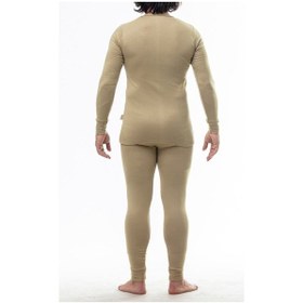 Resim Termal Içlik -20 Derece Alt-üst Takım Ünisex Haki Renk Bej 