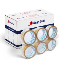 Resim Nuga 45 mm x 40 mt Solvent Akrilik Koli Bandı 96 Adet 
