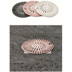 Resim Mainshop 2 Adet Yuvarlak Silikon Süzgeç 12 Cm 3 Renk M-140 Çok Renkli 