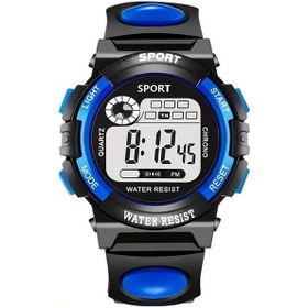 Resim Sunshine022 Gençler İçin Mavi Kuvars Hareketli Ve Aydınlatmalı Digital Spor Saati Diğer 