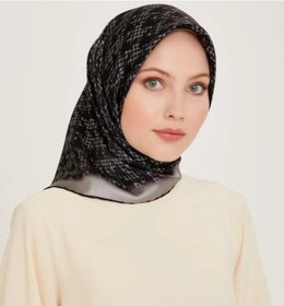Resim Armine İpek Eşarp 2025 Kış - 9239-82 Gri Twill Gri 