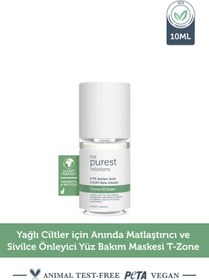 Resim The Purest Solutions T-Zone Oil Eraser 0,7 Azelaic Acid & 0,5 Beta Glucan 10 ml 