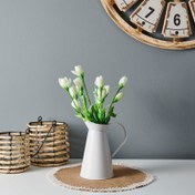 Resim Q-Art Manolya Yapay Çiçek - Beyaz 