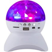 Resim BLUE İNTER Dönen Işıklı Disko Topu Mp3 Usb Çalar Bluetooth Hoparlör L-740 