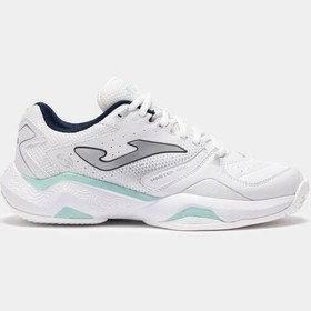 Resim Joma Master 1000 2542 Beyaz Kadın Toprak Kort Tenis Ayakkabısı Tm10ls2542c Beyaz 