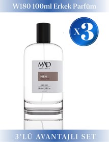 Resim Mad Parfüm 3 Adet 100 ml W180 Selective Erkek Parfüm Seti 