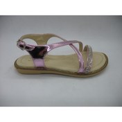 Resim VUUDY Kız Çocuk Pembe Taşlı Sandalet 26-34 