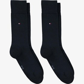 Resim Tommy Hilfiger Erkek Klasik Çorap 2'li Paket - Lacivert Dark Navy 