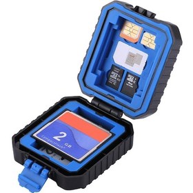 Resim Hombey Puluz Pu5001 Su Geçirmez Hafıza Kartı Kutusu - Sd/cf/tf/xqd/sım Kartları İçin Abs+tpv Malzemeyle Güvenli Saklama Kutusu 