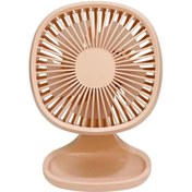 Resim bigmate Mini Masa Fanı Taşınabilir Serinletici Şarjlı Vantilatör 3 Kademeli Hız Ayarı Ym88192a 
