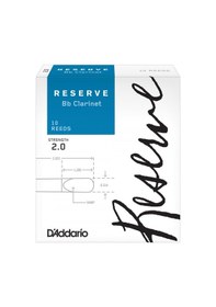Resim D'addario Dcr1020 Reserve Bb Klarnet Kamışı No: 2.0 Orta Seviye/eğitim - 10'lu Paket Yumuşak Ton, Kolay Çalım Ve Berrak Ses Üretimi 