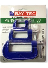 Resim Bay-Tec 3'lü Mengene Seti Mk4255 