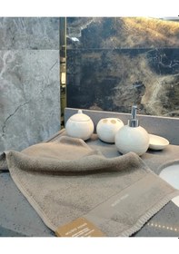 Resim Koyu Bej El Havlusu 30x50 Koyu Bej 