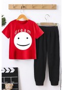 Resim Çocuk Sweet Dream Alt - Üst Eşofman Takımı Kırmızı 
