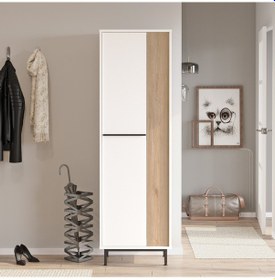 Resim Robin Home Rio Ayakkabılık Metal Ayaklı 9 Raflı Sepet-beyaz Beyaz 