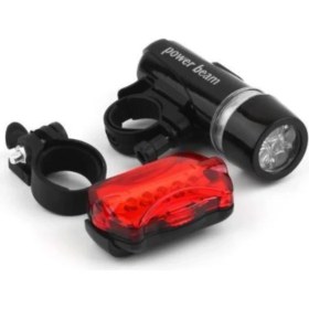 Resim Taled Bisiklet Aydınlatma Seti Fener Ön Arka Far Arka Stop Aydınlatma Işık 