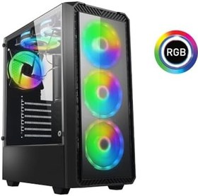 Resim Xsr776 i7 3770 16GB Ram 256GB SSD 4GB RX550 Ekran Kartı 24 Dual Curved Oyun Bilgisayarı 