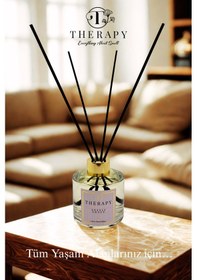 Resim Therapy Smell, Angels Grace - Lüks Çubuklu Oda Kokusu / 120 Ml / Extra Clear Silindir Cam Şişe / Metal Altın Kapak Fresh 