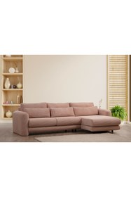 Resim Vivense LİLLY FİTİLLİ KÖŞE KOLTUK, PEMBE, SAĞ KÖŞE 