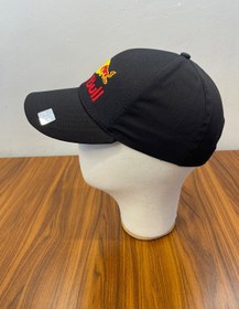 Resim Red Bull Nakışlı Siyah Renk Pamuklu Gabardin Cap Şapka Siyah 
