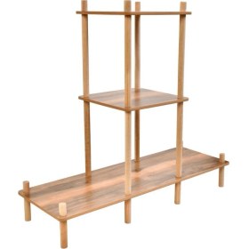 Resim Prado Ahşap Dekoratif Çiçeklik, Çiçek Sehpası No: 2 