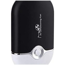 Resim Katería De Lithium Incorporada'lı Usb Mano Mini Vantilatör, Siyah, 