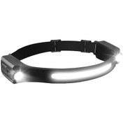 Resim Lemestar Dalgıç Algılama Cob Led Kafa Feneri, Usb Şarjlı 5 Aydınlatma Modu, Siyah, 100-200 Lumens, Outdoor Spor Ve Tamir İçin Siyah 