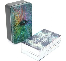 Resim Vanch Metal Kutulu Tarot Kartı Prisma 