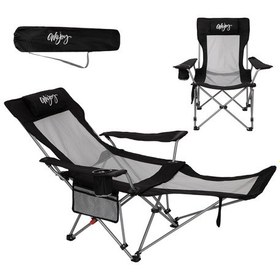 Resim Wejoy Aerocomfort Lounge 4 Pozisyonlu Yatabilen Kamp Sandalyesi Black/grey Siyah - Gri 